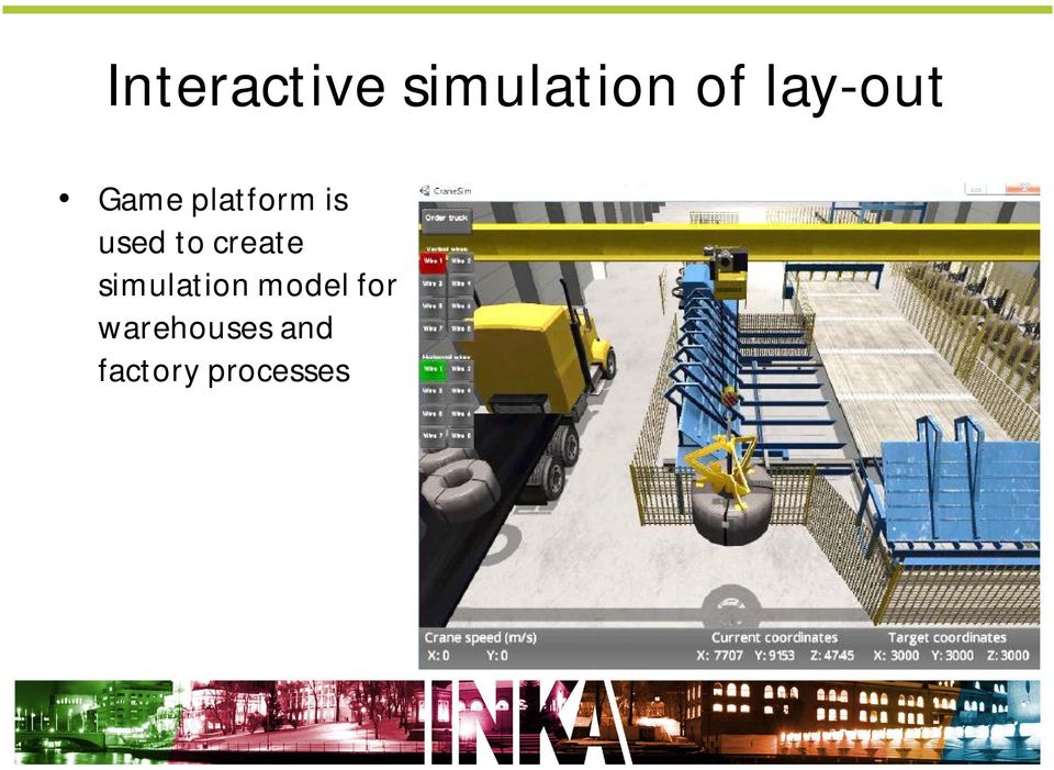 to create simulation model