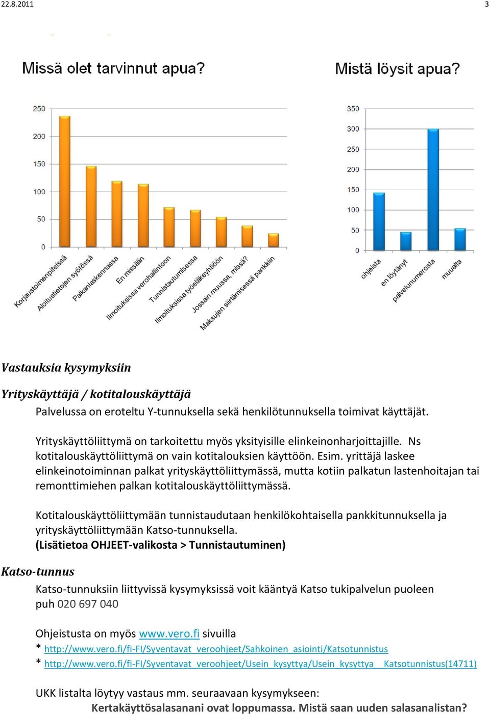 yrittäjä laskee elinkeinotoiminnan palkat yrityskäyttöliittymässä, mutta kotiin palkatun lastenhoitajan tai remonttimiehen palkan kotitalouskäyttöliittymässä.