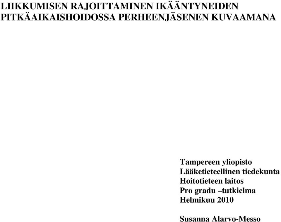 Tampereen yliopisto Lääketieteellinen tiedekunta