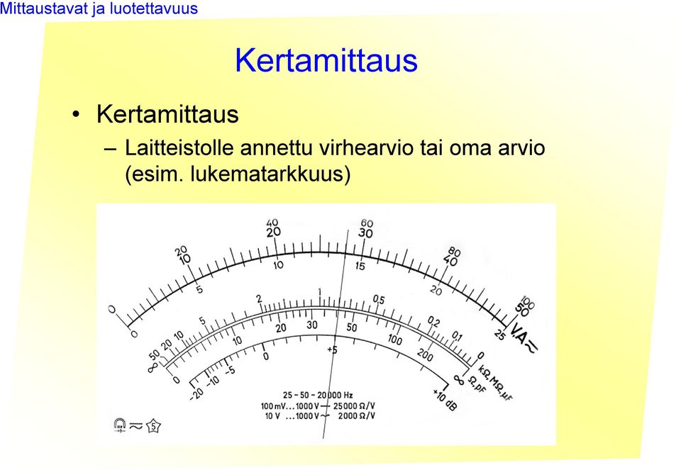 Laitteistolle annettu