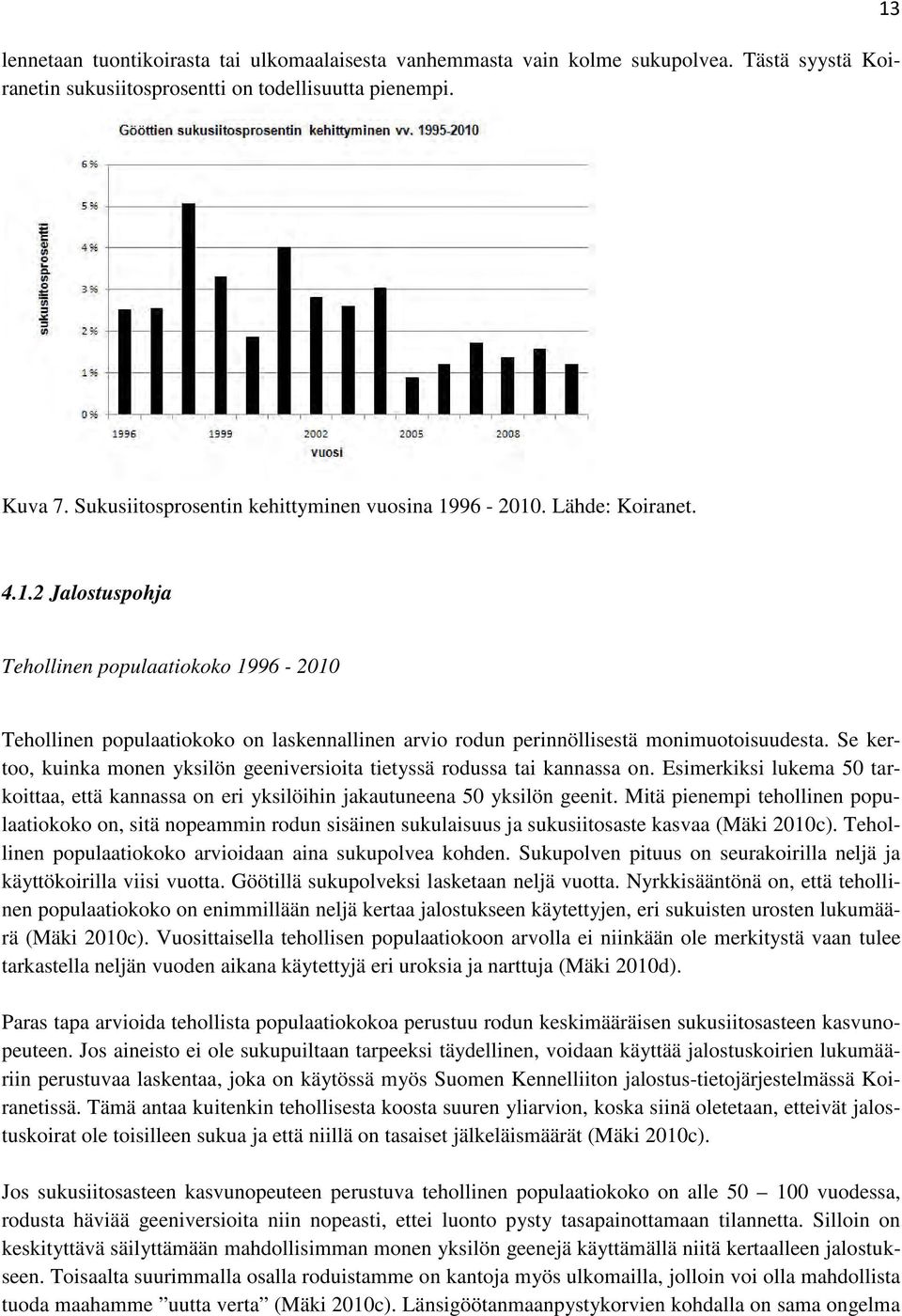 Se kertoo, kuinka monen yksilön geeniversioita tietyssä rodussa tai kannassa on. Esimerkiksi lukema 50 tarkoittaa, että kannassa on eri yksilöihin jakautuneena 50 yksilön geenit.