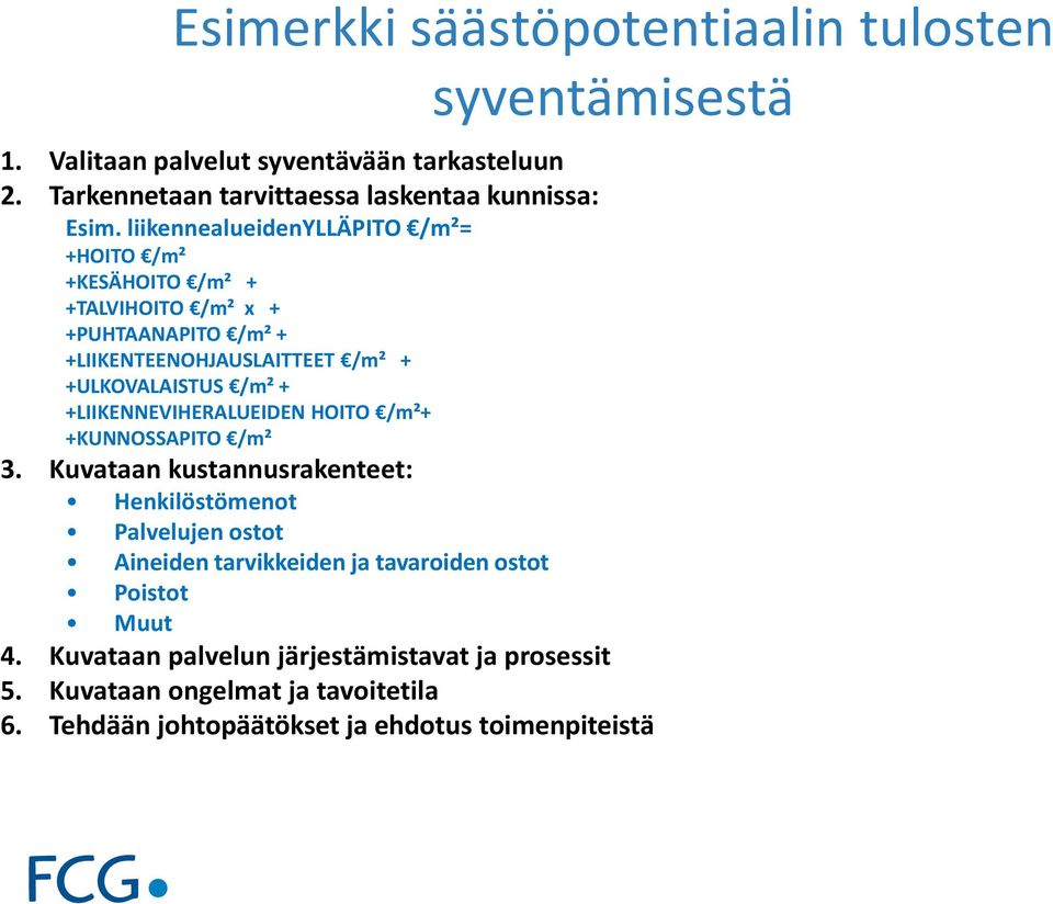 +LIIKENNEVIHERALUEIDEN HOITO /m²+ +KUNNOSSAPITO /m² 3.