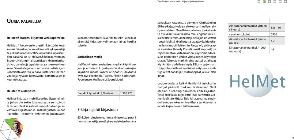 fi kokoaa Vantaan, Espoon, Helsingin ja Kauniaisten kirjastojen kotisivut, palvelut ja tapahtumat samaan osoitteeseen.