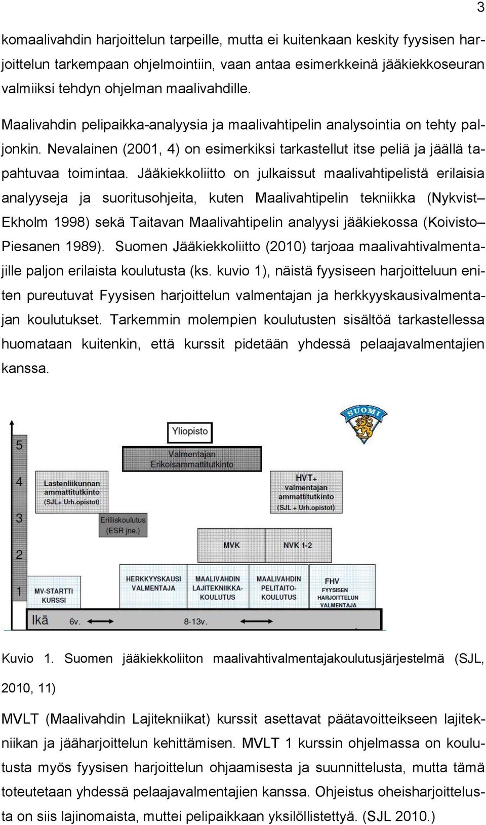Jääkiekkoliitto on julkaissut maalivahtipelistä erilaisia analyyseja ja suoritusohjeita, kuten Maalivahtipelin tekniikka (Nykvist Ekholm 1998) sekä Taitavan Maalivahtipelin analyysi jääkiekossa