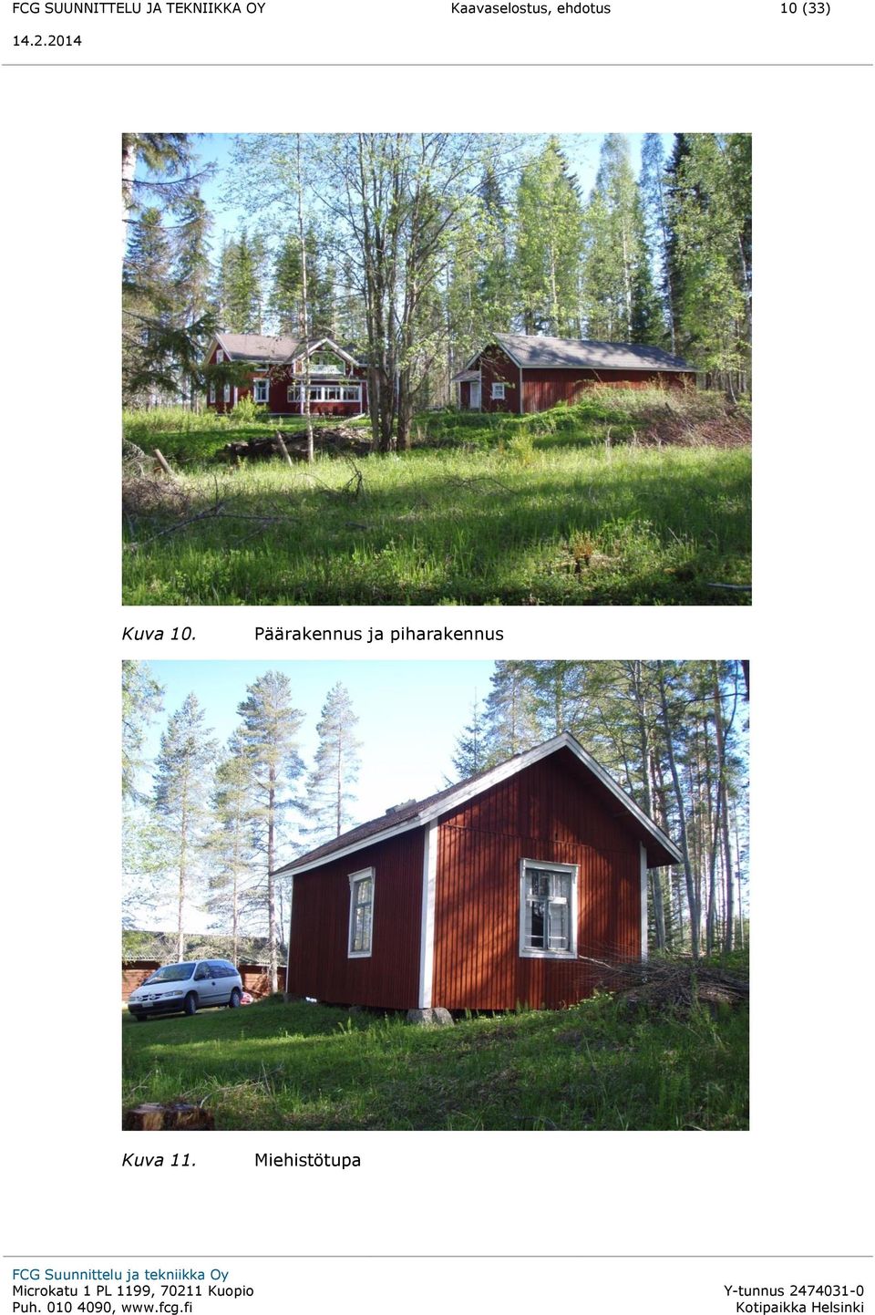 Päärakennus ja piharakennus Kuva 11.