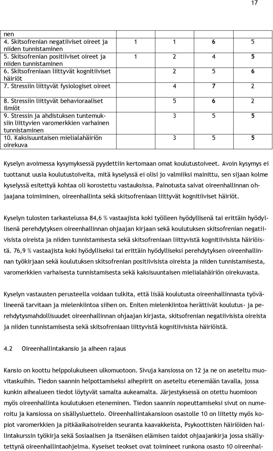 Stressin ja ahdistuksen tuntemuksiin liittyvien varomerkkien varhainen tunnistaminen 10.