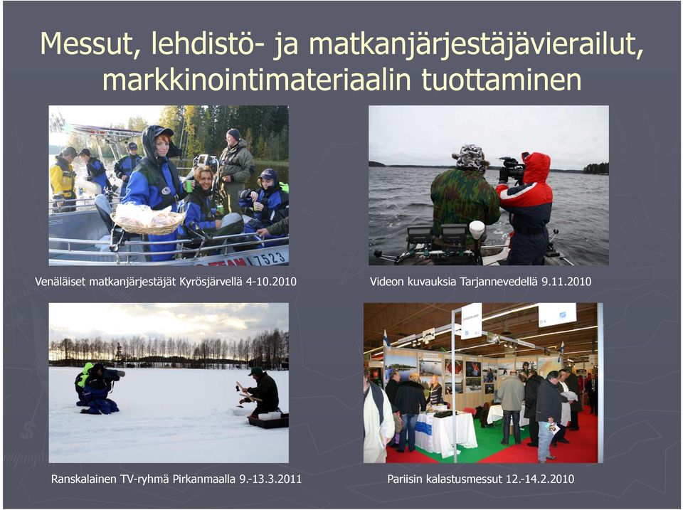Kyrösjärvellä 4-10.2010 Videon kuvauksia Tarjannevedellä 9.11.