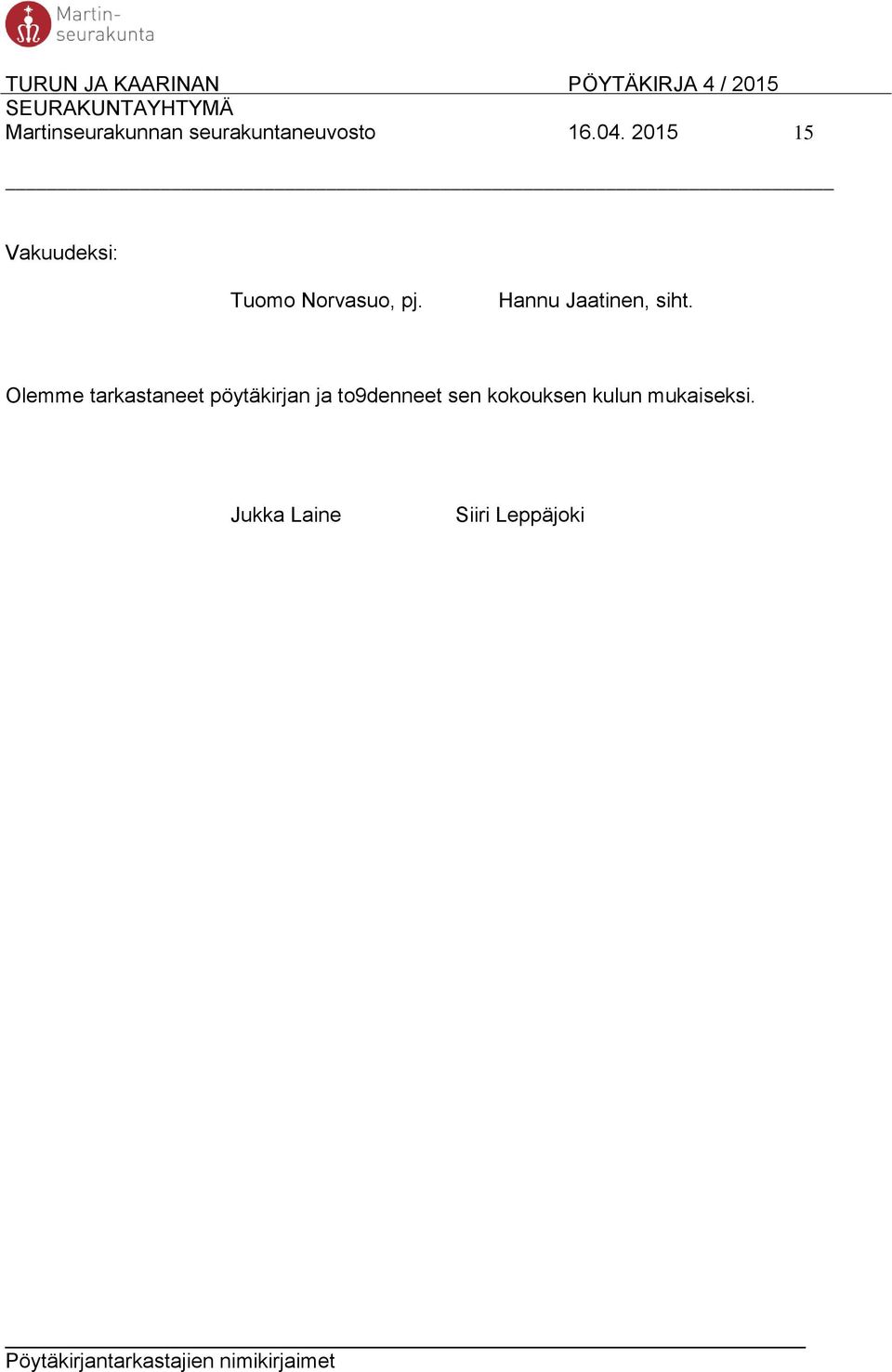 Hannu Jaatinen, siht.