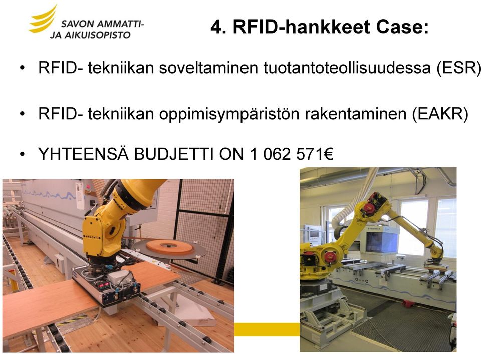 RFID- tekniikan oppimisympäristön