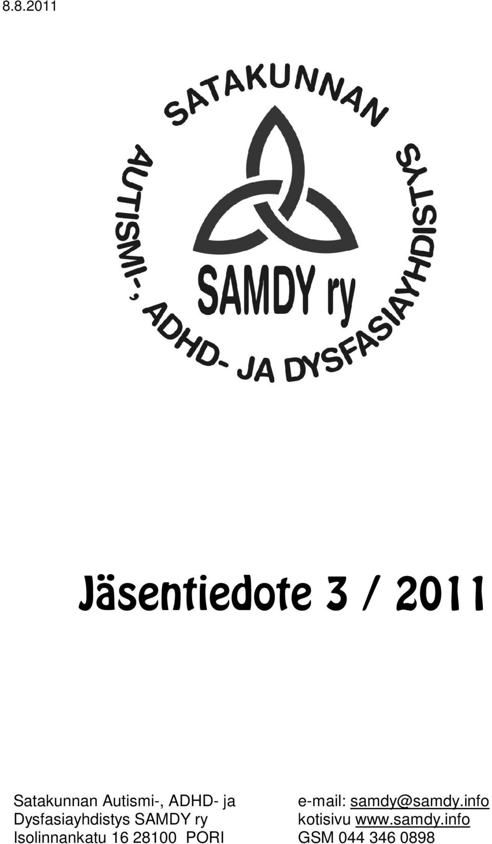 info Dysfasiayhdistys SAMDY ry kotisivu www.