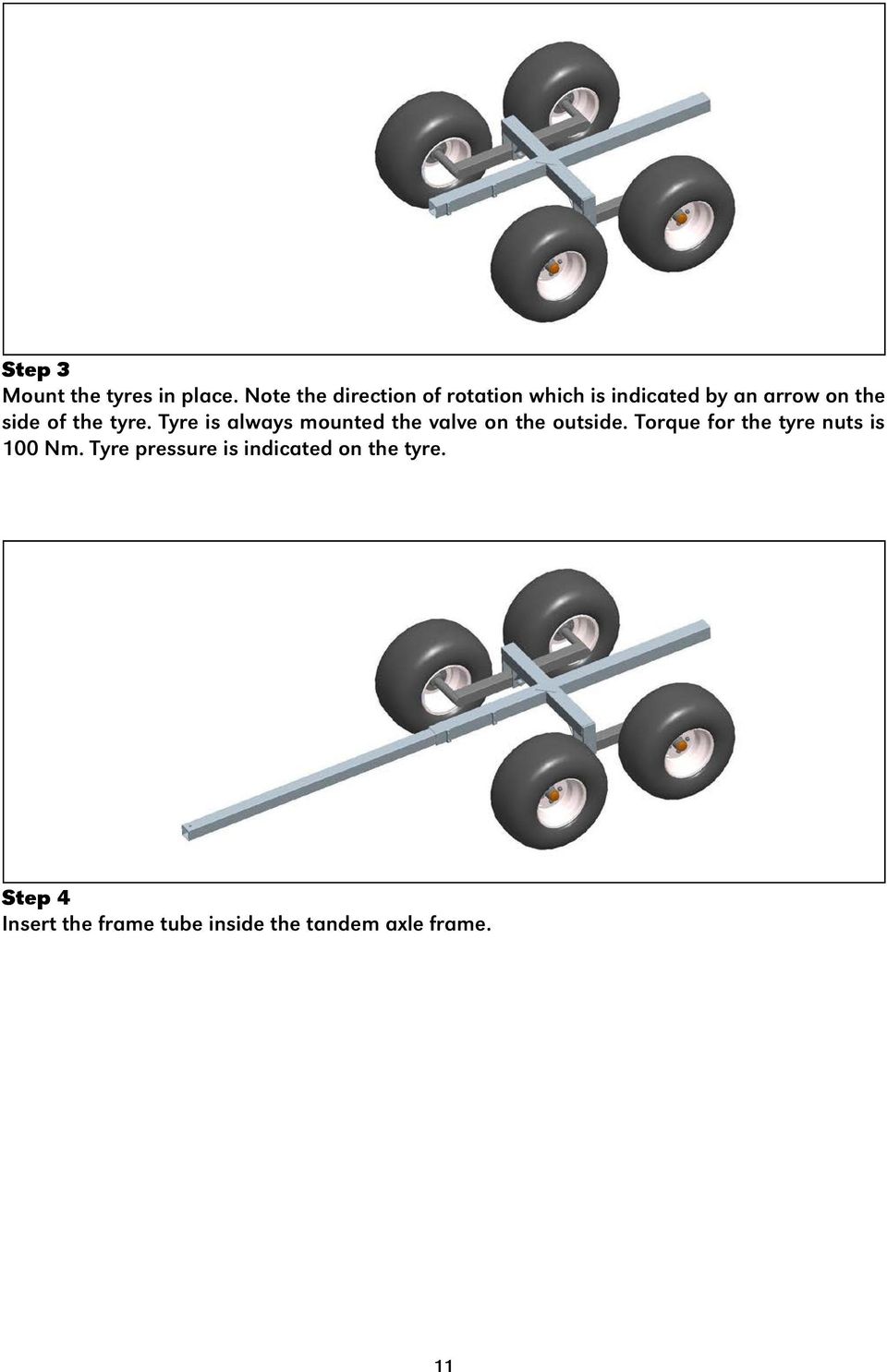 the tyre. Tyre is always mounted the valve on the outside.