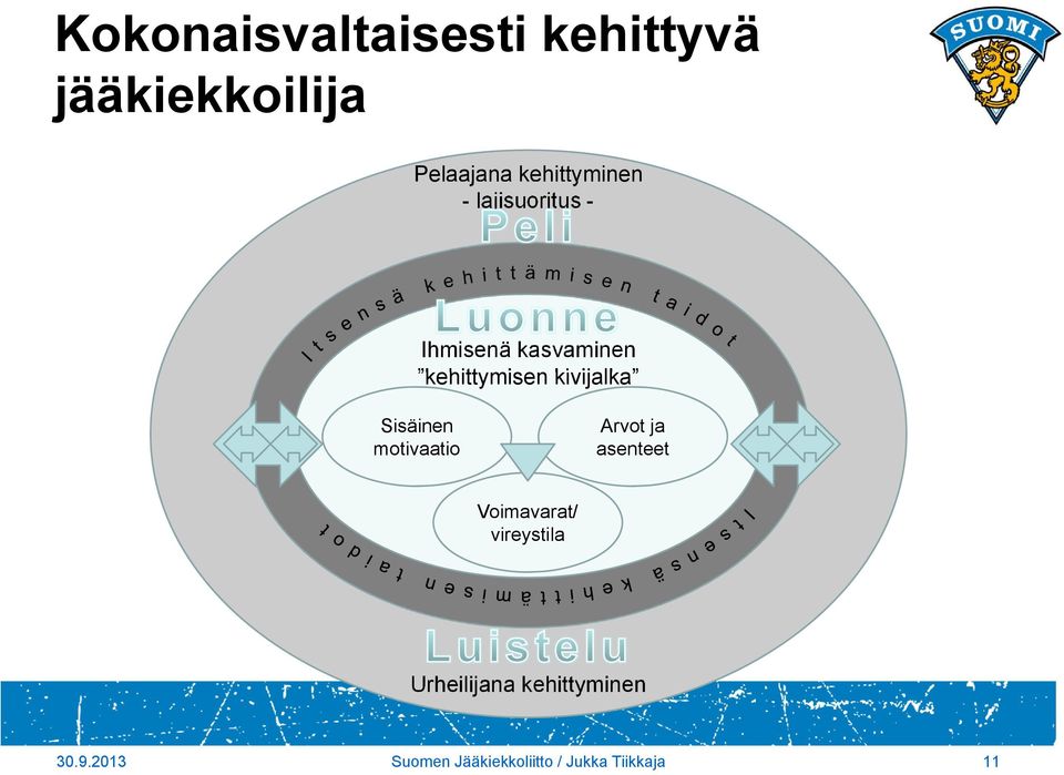 kivijalka Sisäinen motivaatio Arvot ja asenteet Voimavarat/