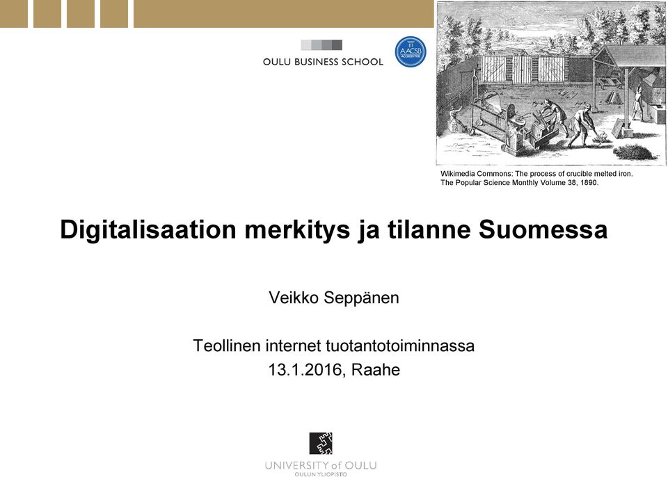 Digitalisaation merkitys ja tilanne Suomessa Veikko