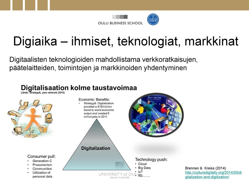 päätelaitteiden, toimintojen ja markkinoiden yhdentyminen