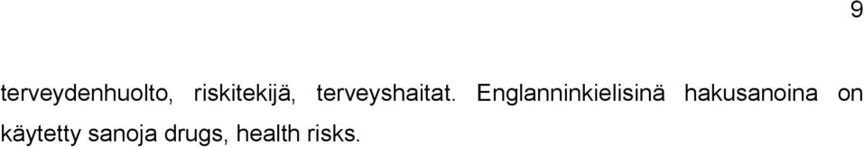 Englanninkielisinä