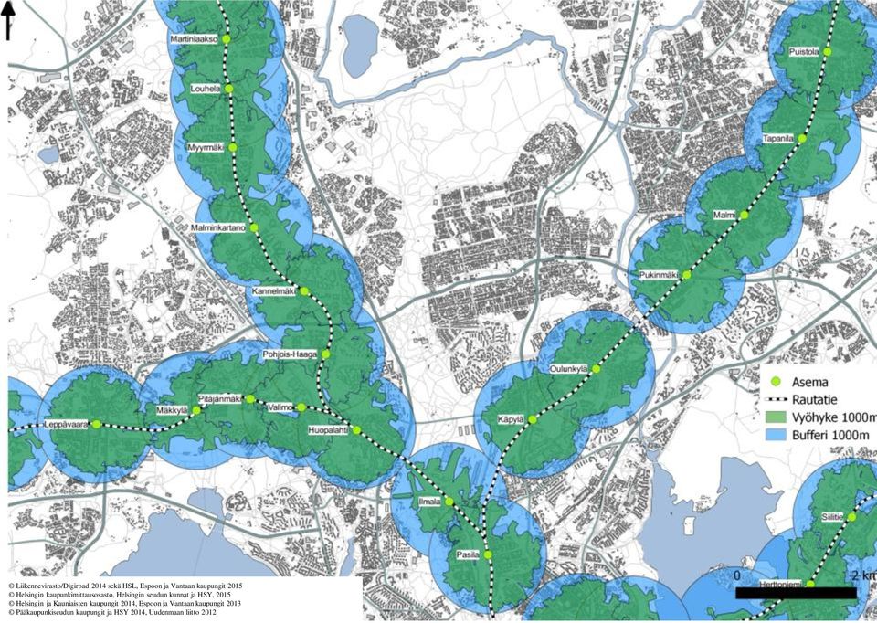 2015 Helsingin ja Kauniaisten kaupungit 2014, Espoon ja Vantaan