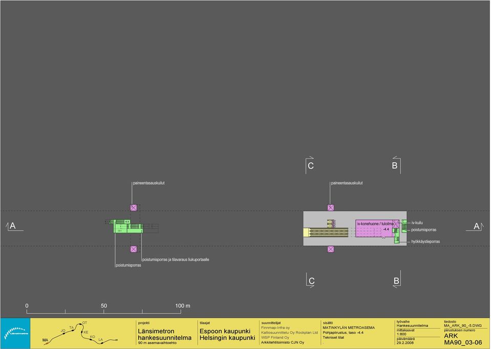 MTINKYLÄN METROSEM Kalliosuunnittelu Oy Rockplan Ltd