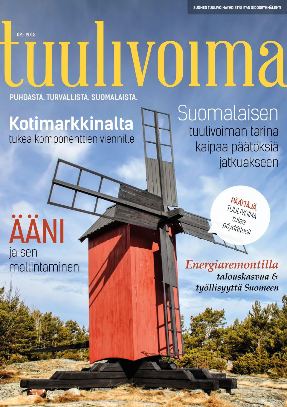 Kotimarkkinalta tukea komponenttien viennille Suomalaisen tuulivoiman tarina