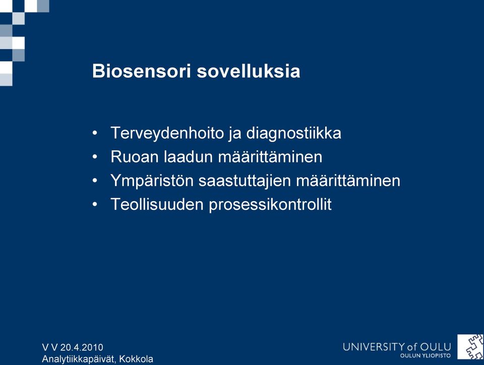 määrittäminen Ympäristön