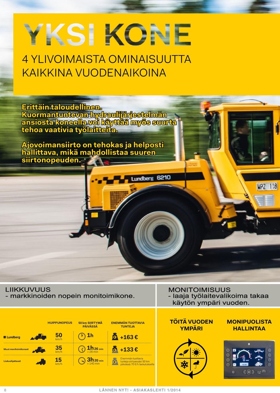 Ajovoimansiirto on tehokas ja helposti hallittava, mikä mahdollistaa suuren siirtonopeuden.