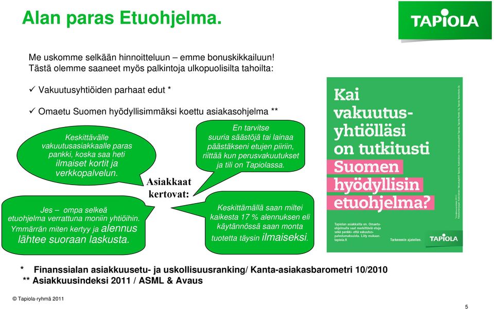 koska saa heti ilmaiset kortit ja verkkopalvelun. Jes ompa selkeä etuohjelma verrattuna moniin yhtiöihin. Ymmärrän miten kertyy ja alennus lähtee suoraan laskusta.