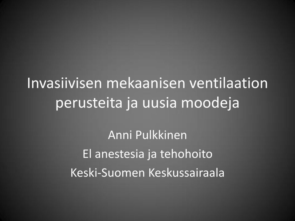 moodeja Anni Pulkkinen El