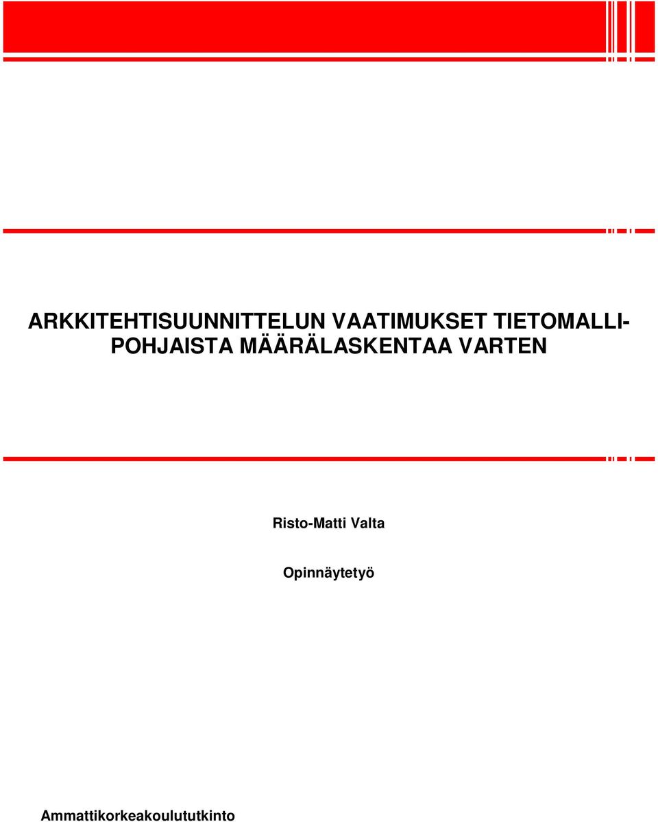 MÄÄRÄLASKENTAA VARTEN Risto-Matti