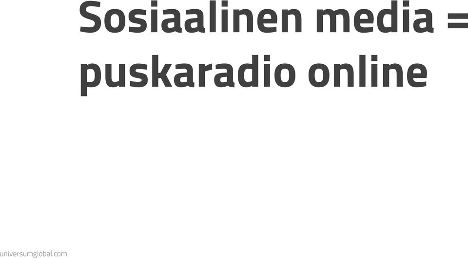 puskaradio