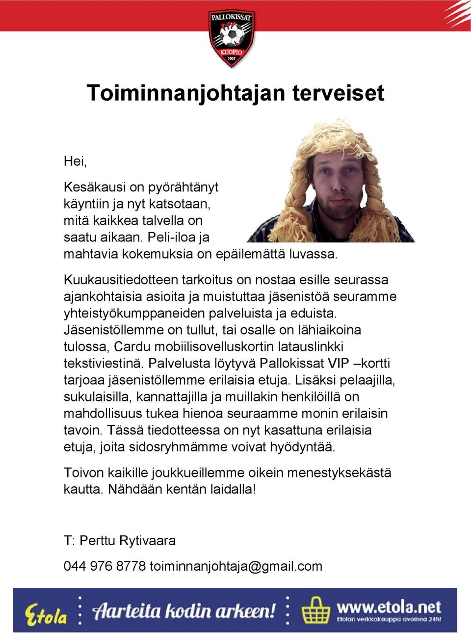 Jäsenistöllemme on tullut, tai osalle on lähiaikoina tulossa, Cardu mobiilisovelluskortin latauslinkki tekstiviestinä.