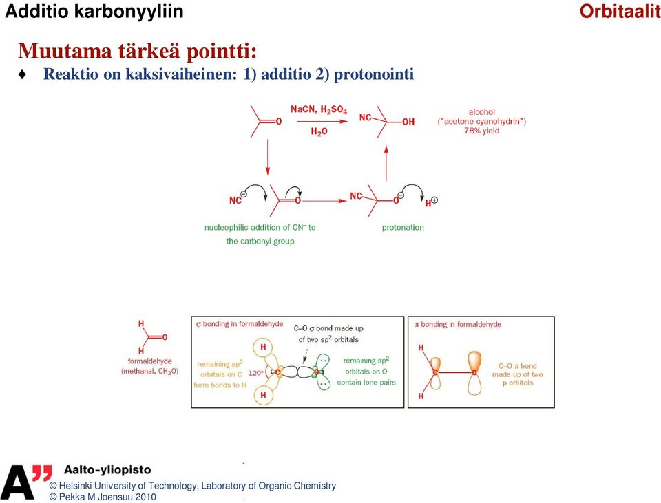 pointti: Reaktio on