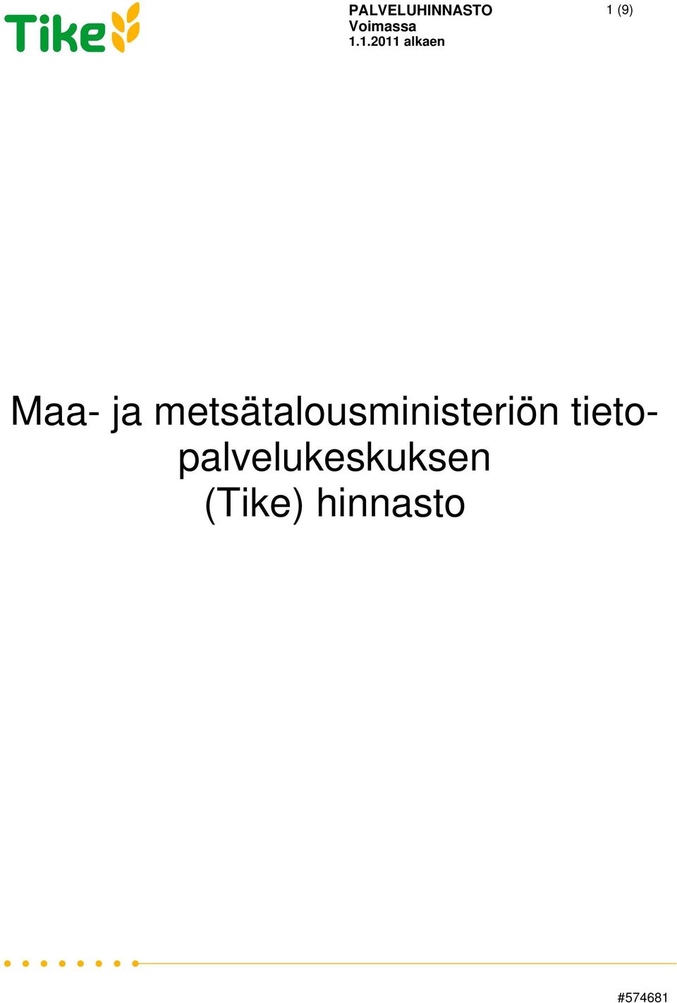 metsätalousministeriön