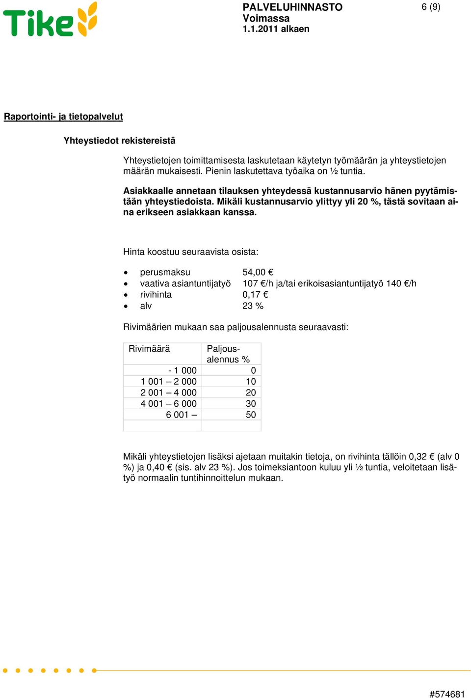 Mikäli kustannusarvio ylittyy yli 20 %, tästä sovitaan aina erikseen asiakkaan kanssa.