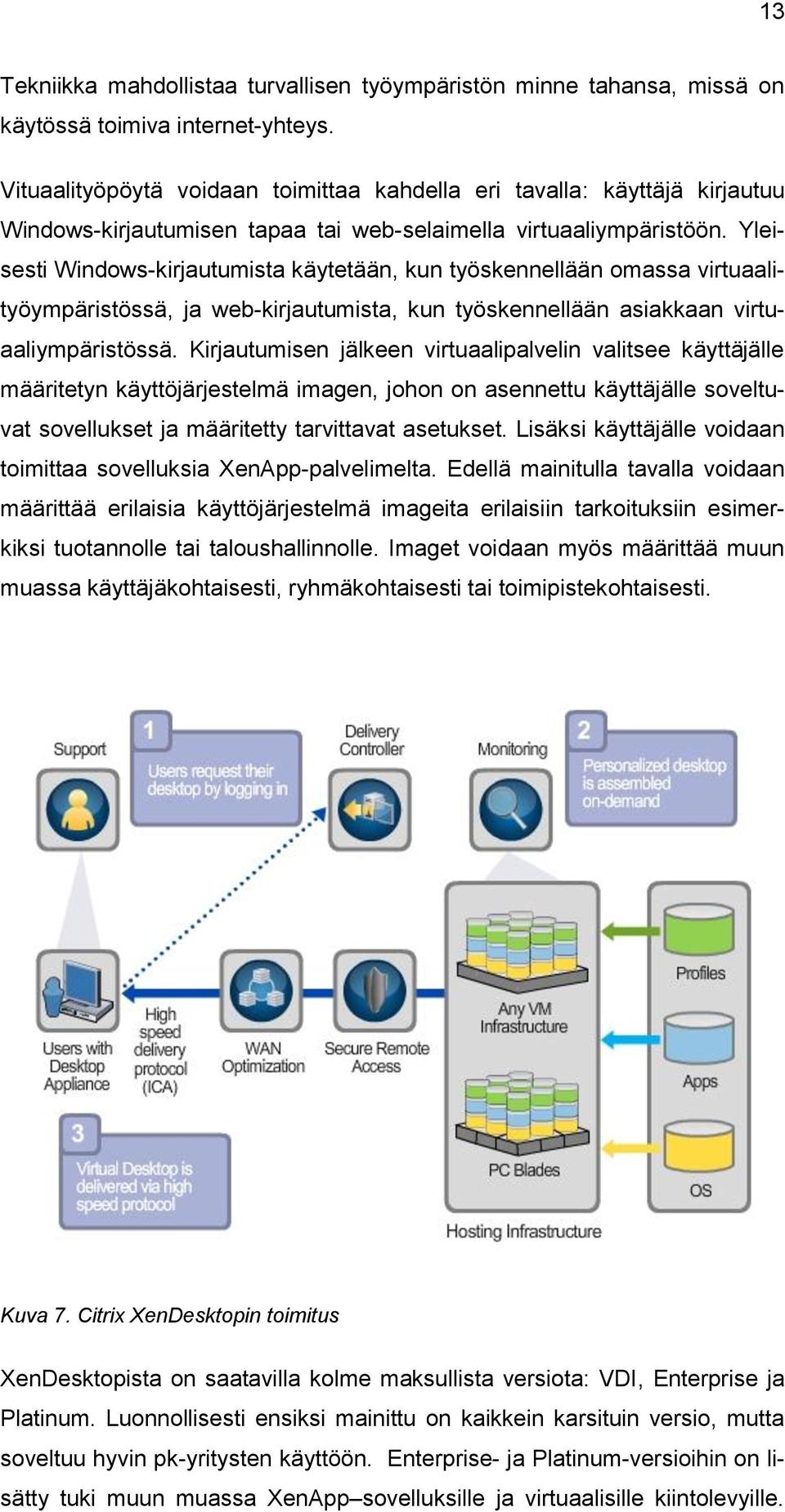 Yleisesti Windows-kirjautumista käytetään, kun työskennellään omassa virtuaalityöympäristössä, ja web-kirjautumista, kun työskennellään asiakkaan virtuaaliympäristössä.