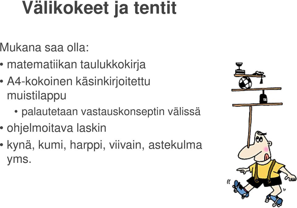 muistilappu palautetaan vastauskonseptin välissä