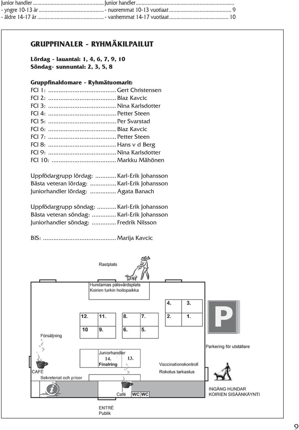 .. Nina Karlsdotter FCI 4:... Petter Steen FCI 5:... Per Svarstad FCI 6:... Blaz Kavcic FCI 7:... Petter Steen FCI 8:... Hans v d Berg FCI 9:... Nina Karlsdotter FCI 10:.