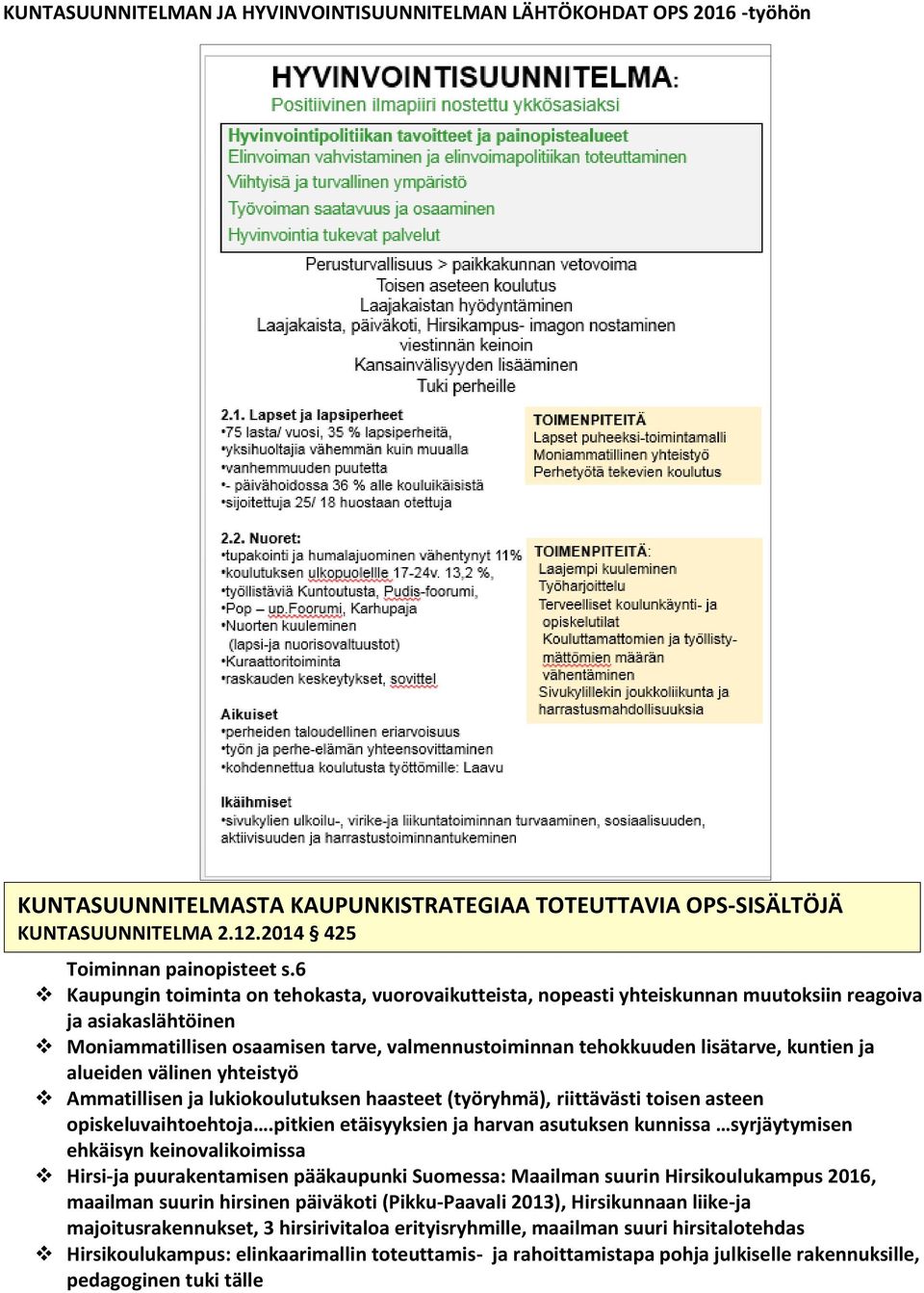 ja alueiden välinen yhteistyö Ammatillisen ja lukiokoulutuksen haasteet (työryhmä), riittävästi toisen asteen opiskeluvaihtoehtoja.
