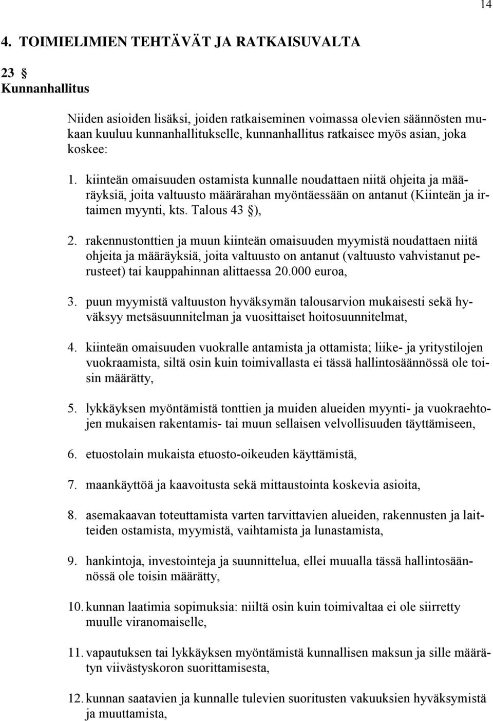 Talous 43 ), 2.