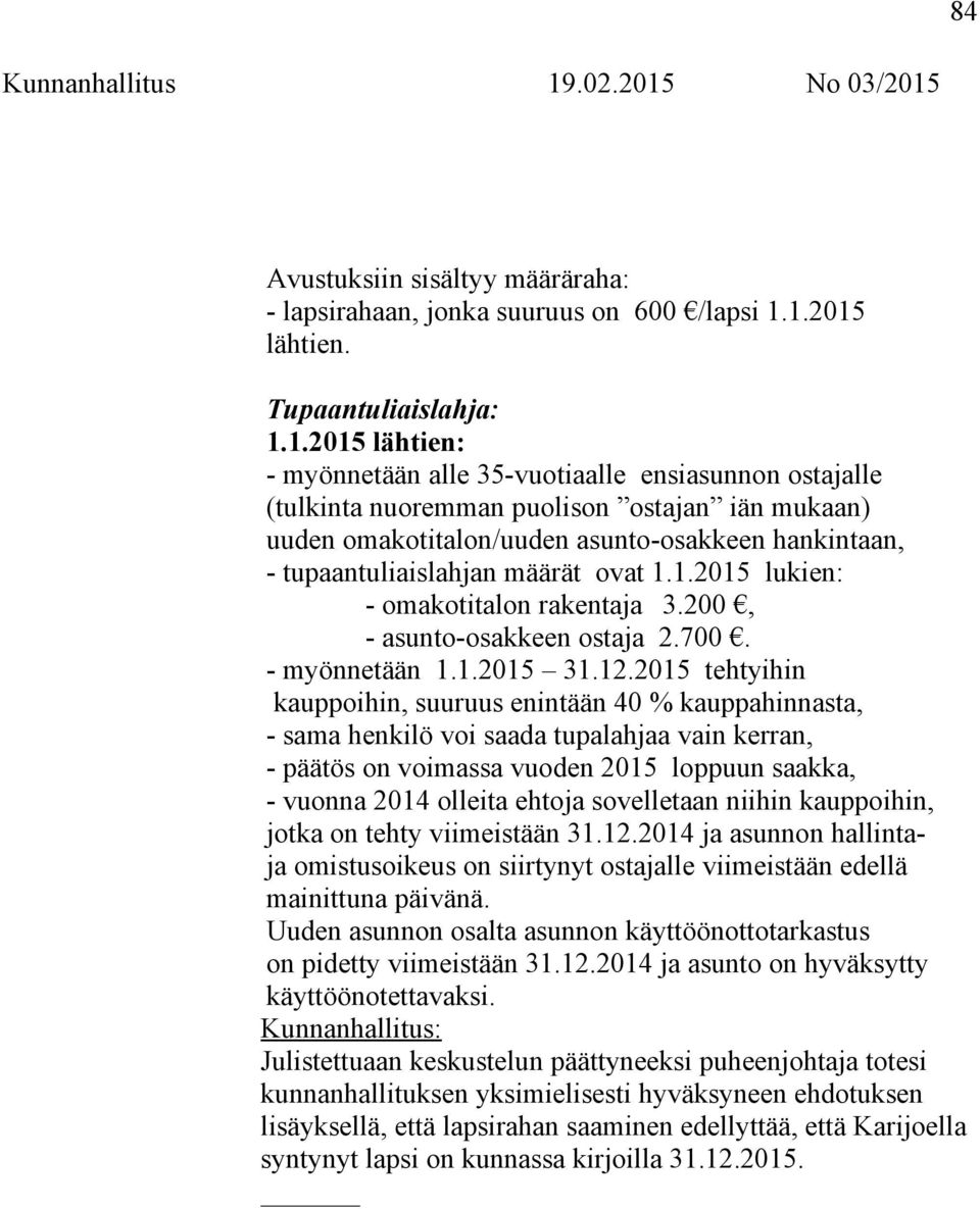 No 03/2015