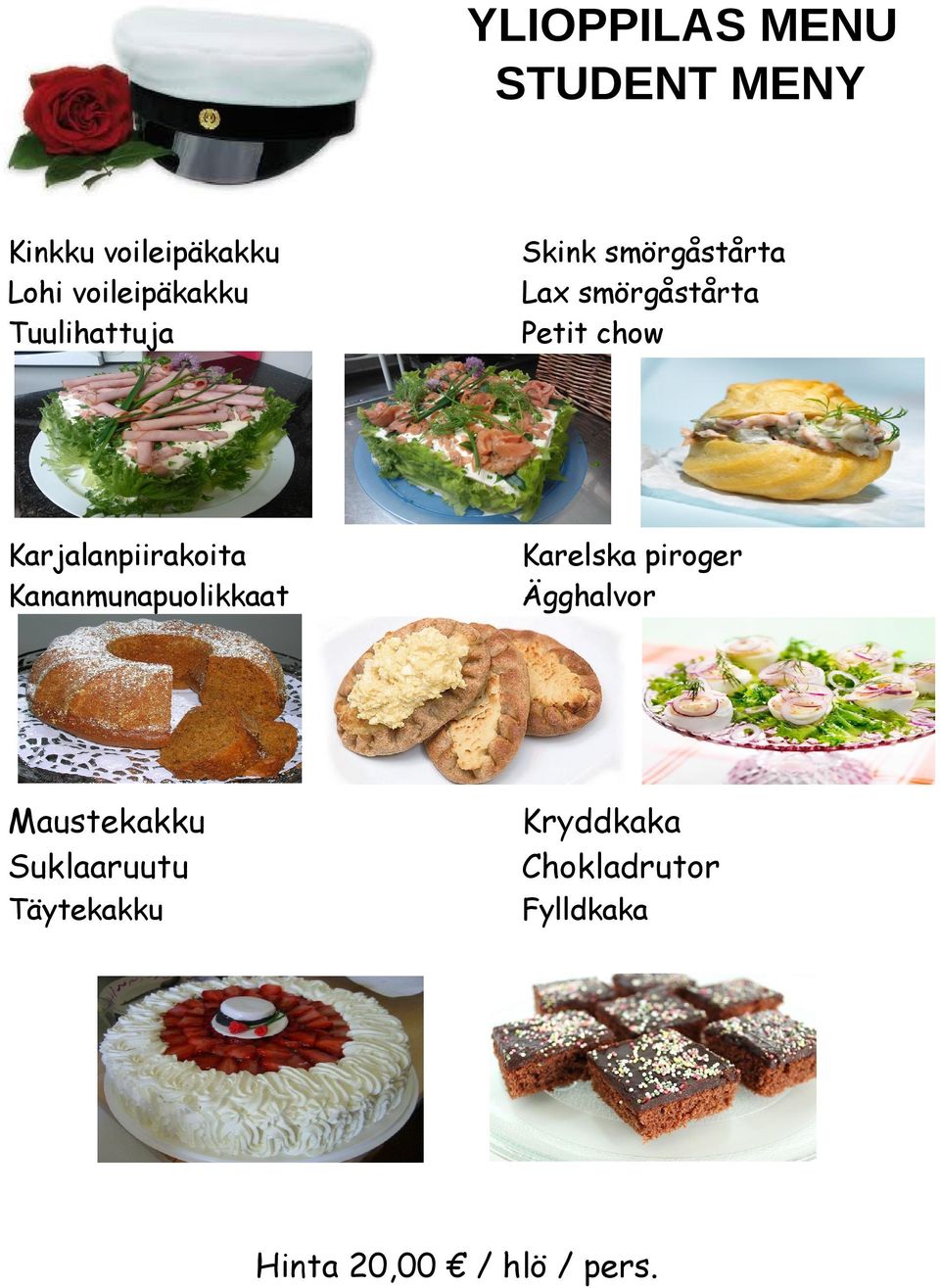 Karjalanpiirakoita Kananmunapuolikkaat Karelska piroger Ägghalvor