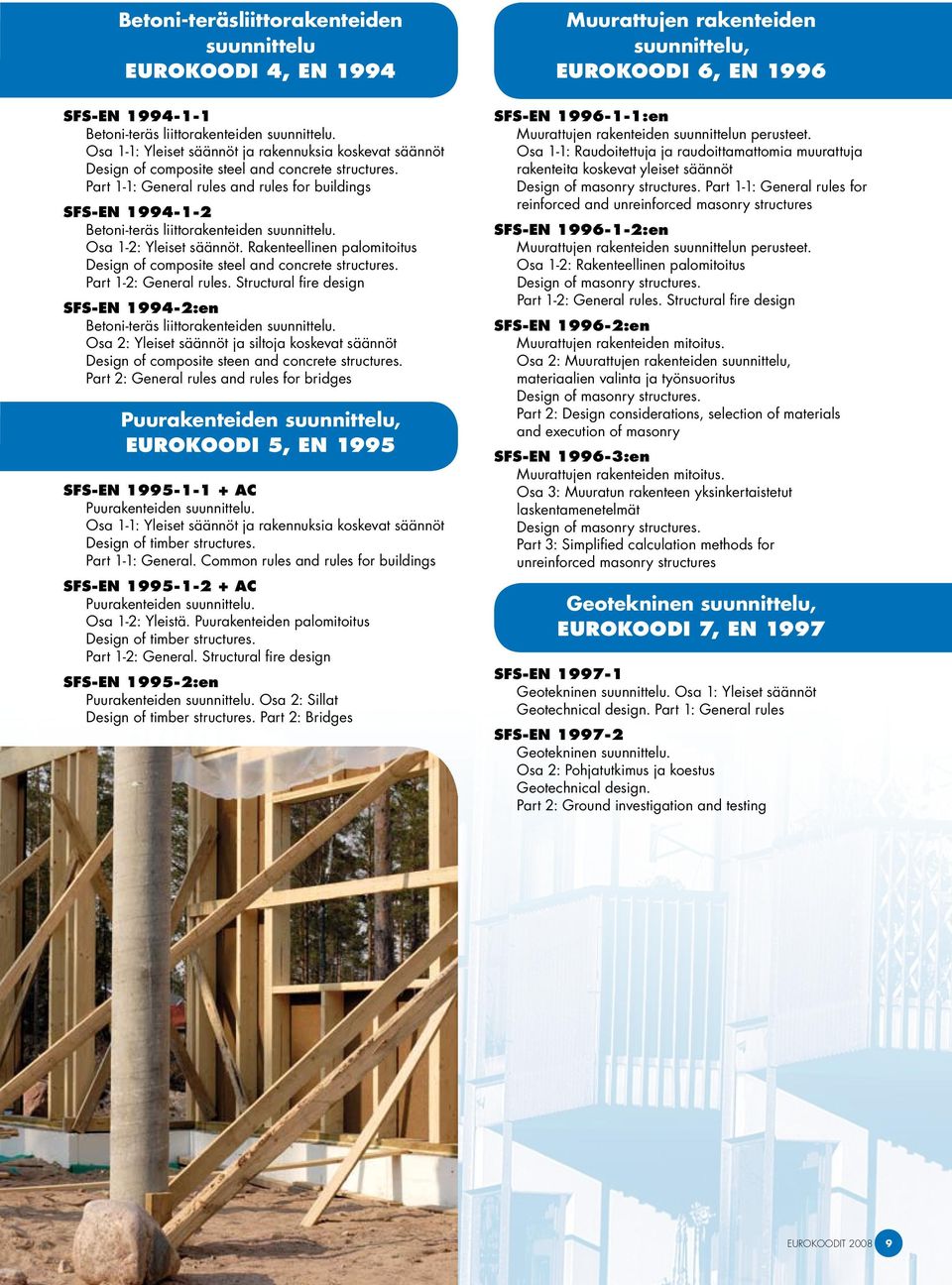 Part 1-1: General rules and rules for buildings SFS-EN 1994-1-2 Betoni-teräs liittorakenteiden suunnittelu. Osa 1-2: Yleiset säännöt.