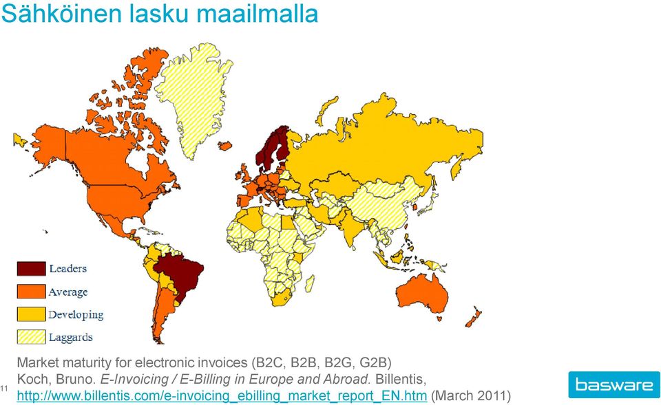 E-Invoicing / E-Billing in Europe and Abroad. Billentis, 9.6.