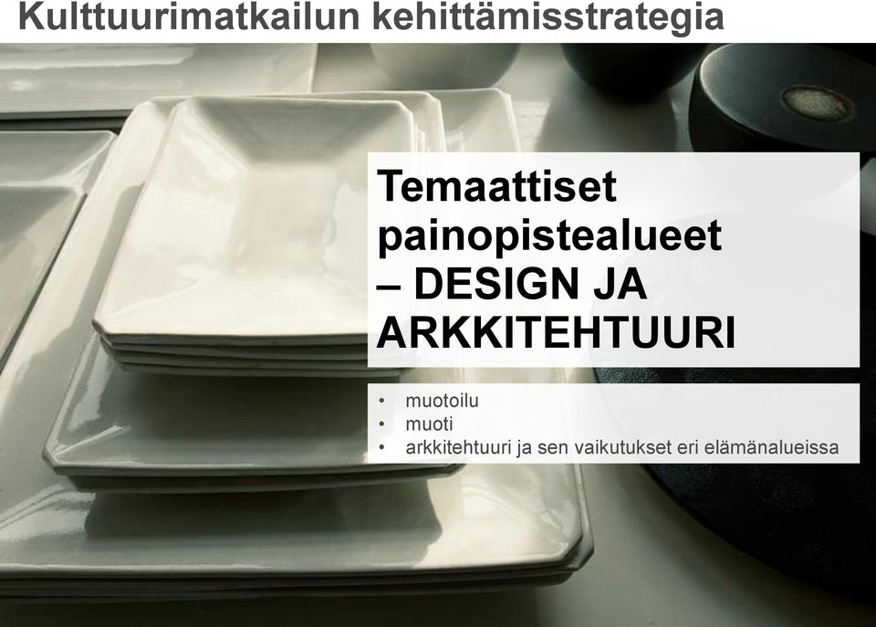 ARKKITEHTUURI muotoilu muoti