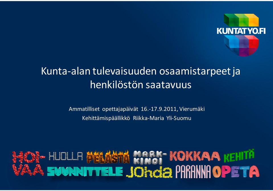 opettajapäivät 16.-17.9.