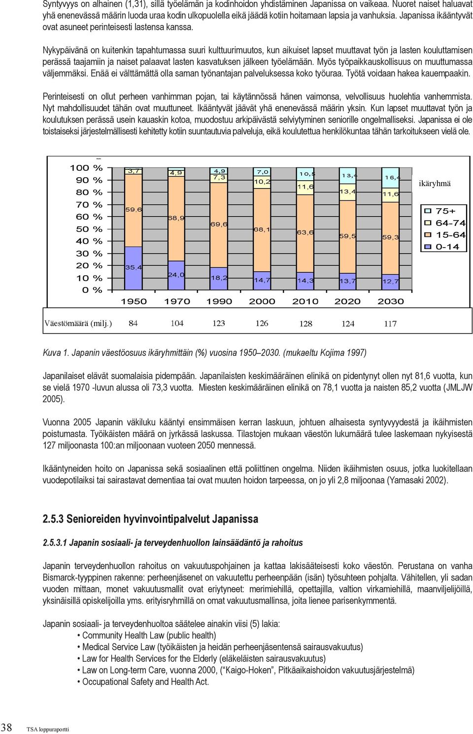 Nykypäivänä on kuitenkin tapahtumassa suuri kulttuurimuutos, kun aikuiset lapset muuttavat työn ja lasten kouluttamisen perässä taajamiin ja naiset palaavat lasten kasvatuksen jälkeen työelämään.