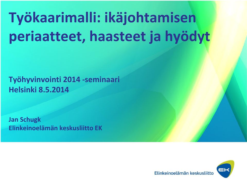 Työhyvinvointi 2014 -seminaari