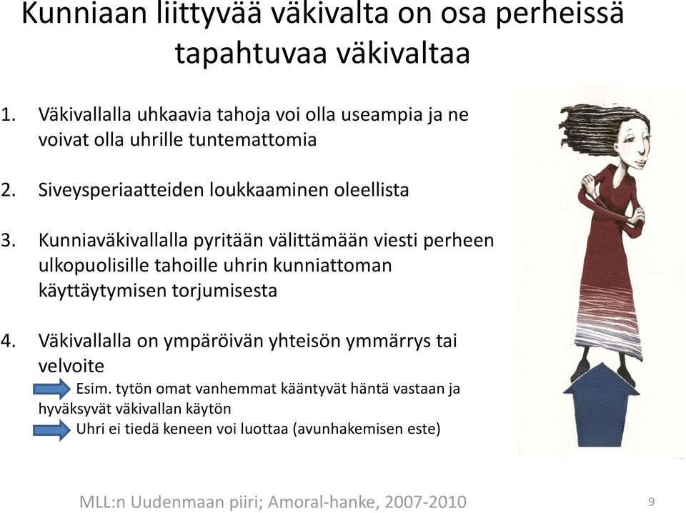 Siveysperiaatteiden loukkaaminen oleellista 3.