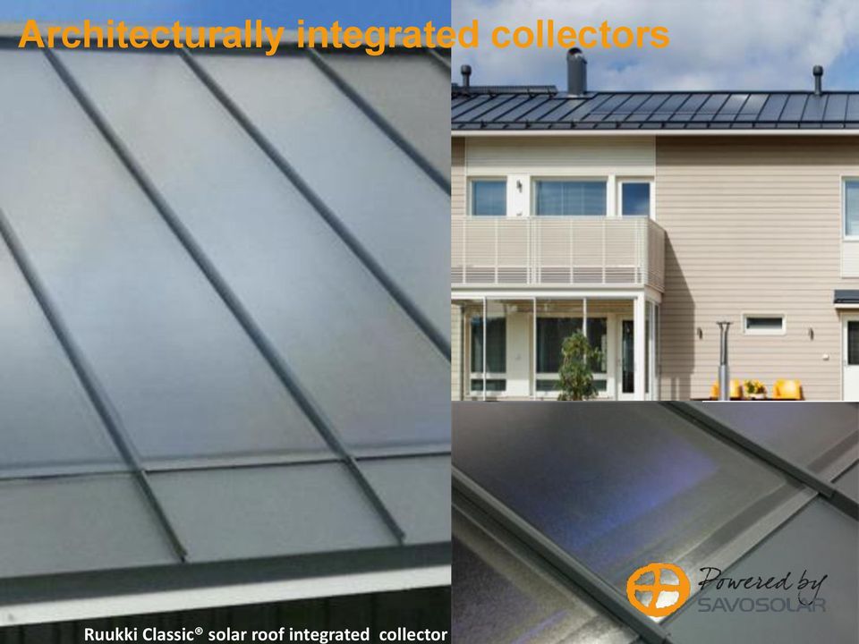 roof integrated collector