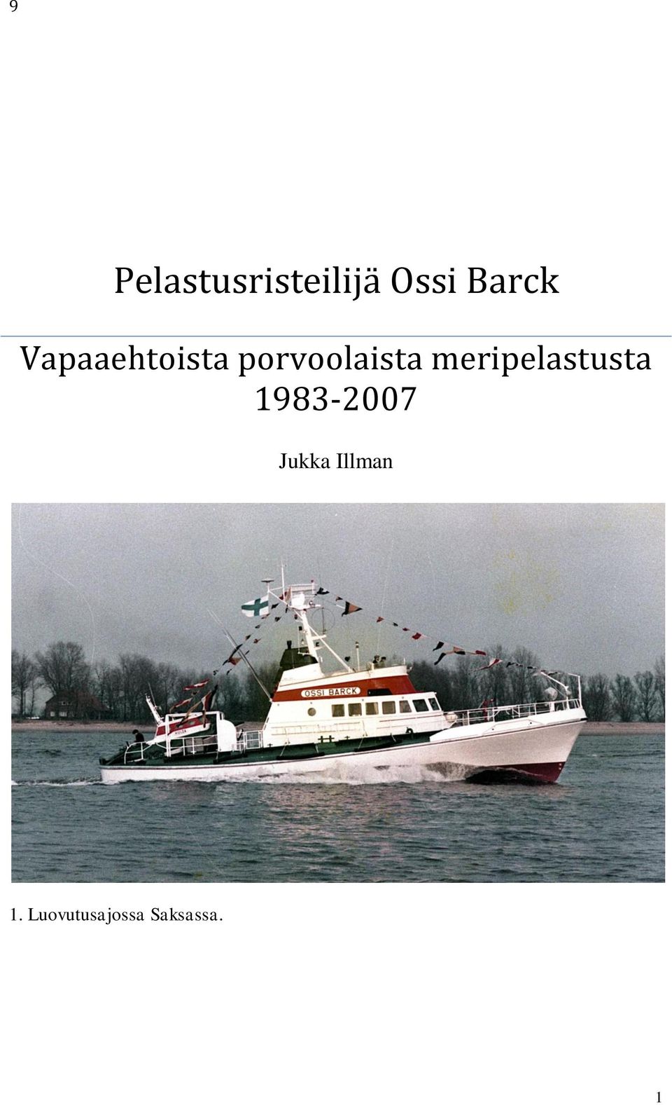 meripelastusta 1983-2007 Jukka