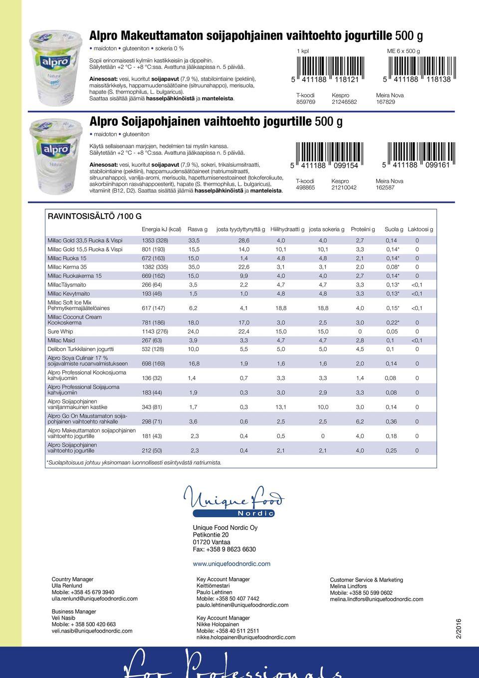 Saattaa sisältää jäämiä hasselpähkinöistä ja manteleista. 859769 21246582 167829 Alpro Soijapohjainen vaihtoehto jogurtille 500 g Käytä sellaisenaan marjojen, hedelmien tai myslin kanssa.