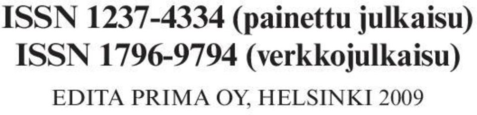 ISSN 1796-9794